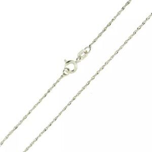 925 sterling silver rhodium finish diamond cut singapore 1mm thin necklace italy